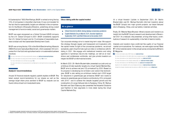 Integrated Report | BASF - Page 15